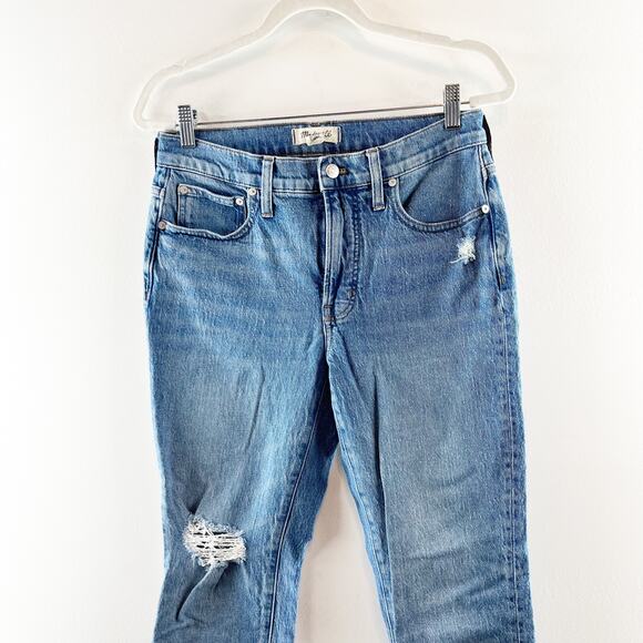 Madewell The Mid Rise Perfect Vintage Mom Ankle Jeans Blue 27 - Picture 11 of 11